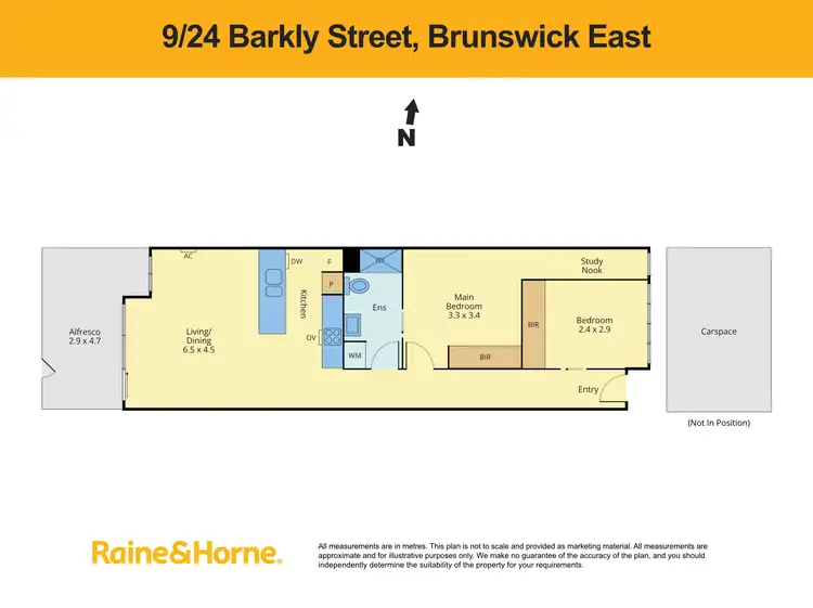 Floorplan of Homely apartment listing, 9/24 Barkly Street, Brunswick East VIC 3057