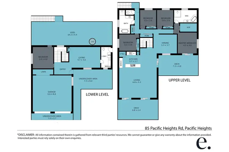 Floorplan of Homely house listing, 85 Pacific Heights Road, Pacific Heights QLD 4703
