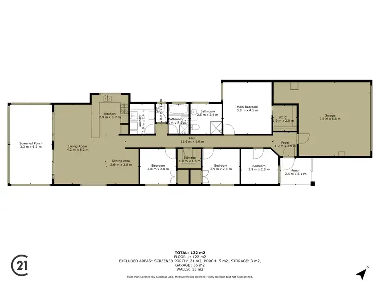 Floorplan of Homely house listing, 9B Eden Street, Dudley Park WA 6210
