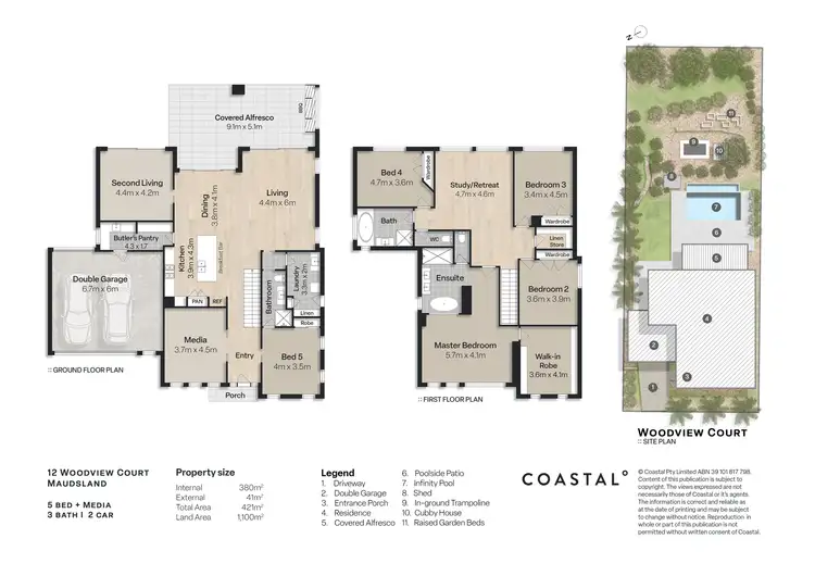 Floorplan of Homely house listing, 12 Woodview Court, Maudsland QLD 4210