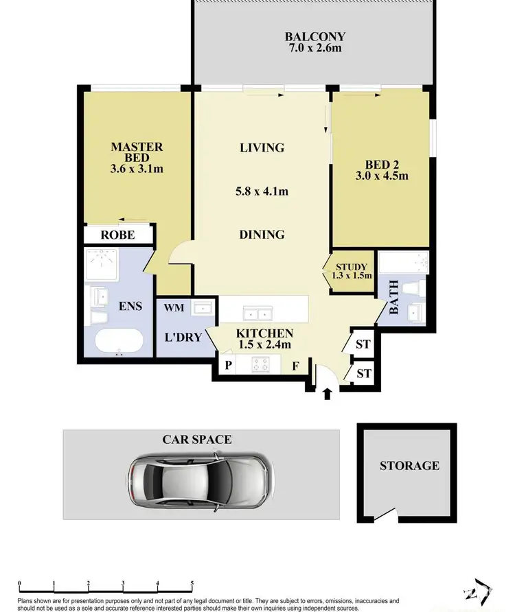 Floorplan of Homely apartment listing, 1437/31 Kent Rd, Mascot NSW 2020