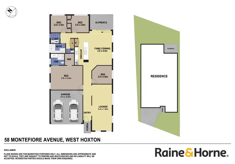 Floorplan of Homely house listing, 58 Montefiore Avenue, West Hoxton NSW 2171