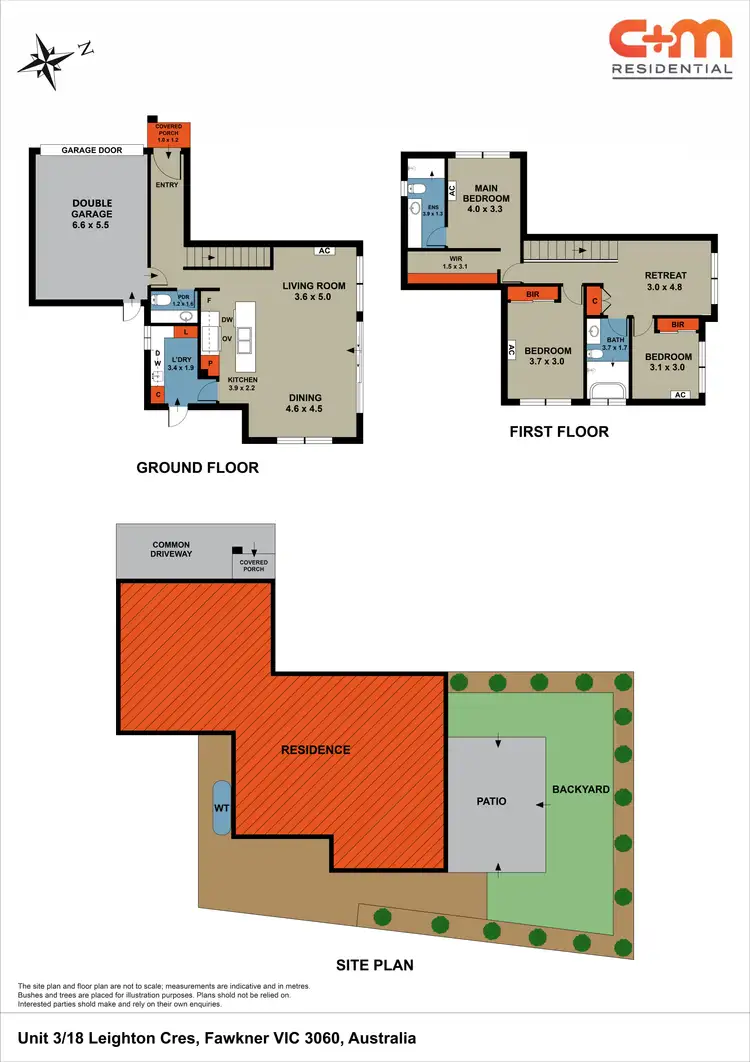 Floorplan of Homely townhouse listing, 3/18 Leighton Crescent, Fawkner VIC 3060