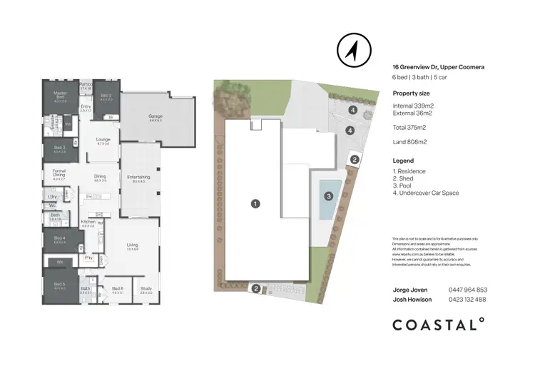 Floorplan of Homely house listing, 16 Greenview Drive, Upper Coomera QLD 4209