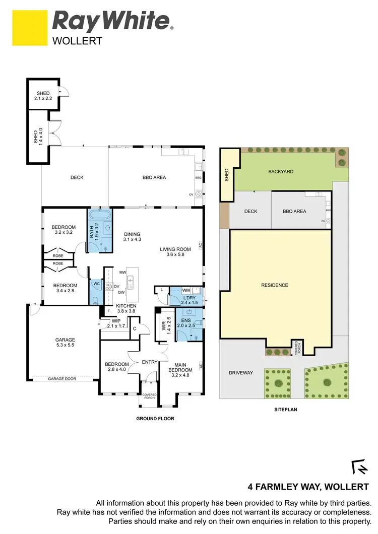 Floorplan of Homely house listing, 4 Farmley Way, Wollert VIC 3750