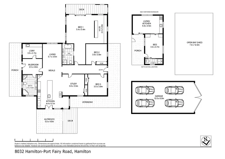 Floorplan of Homely house listing, 8032 Hamilton - Port Fairy Road, Hamilton VIC 3300