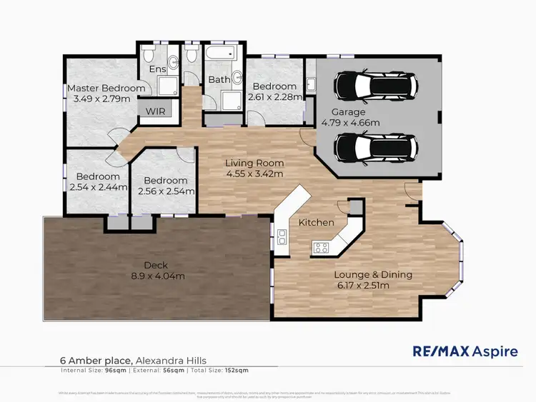 Floorplan of Homely house listing, 6 Amber Place, Alexandra Hills QLD 4161