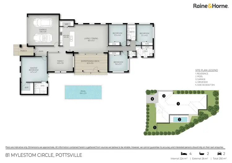 Floorplan of Homely house listing, 81 Mylestom Circle, Pottsville NSW 2489