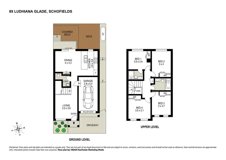 Floorplan of Homely house listing, 89 Ludhiana Glade, Schofields NSW 2762