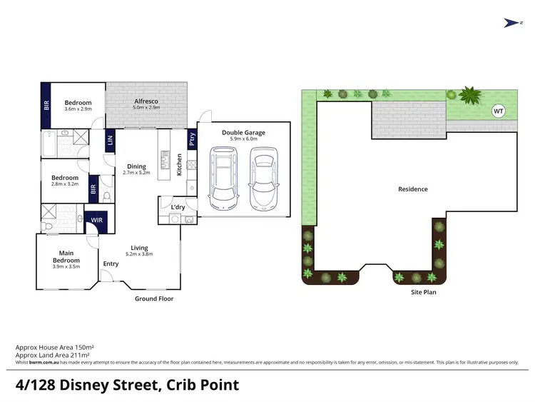 Floorplan of Homely unit listing, 4/128 Disney Street, Crib Point VIC 3919