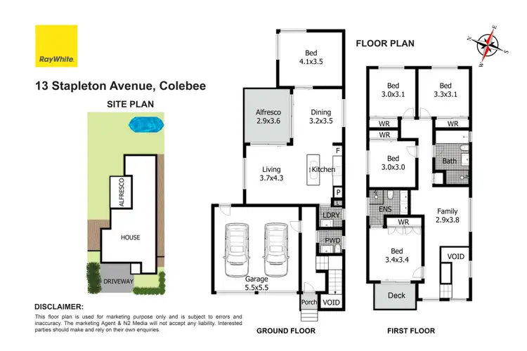 Floorplan of Homely house listing, 13 Stapleton Avenue, Colebee NSW 2761