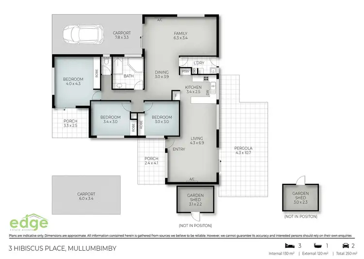 Floorplan of Homely house listing, 3 Hibiscus Place, Mullumbimby NSW 2482