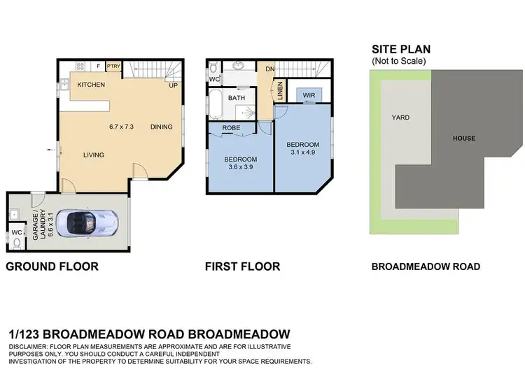 Floorplan of Homely house listing, 1/123 Broadmeadow Road, Broadmeadow NSW 2292