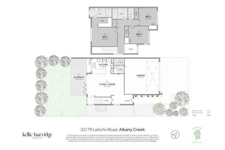 Floorplan of Homely townhouse listing, 32/79 Leitchs Road South, Albany Creek QLD 4035