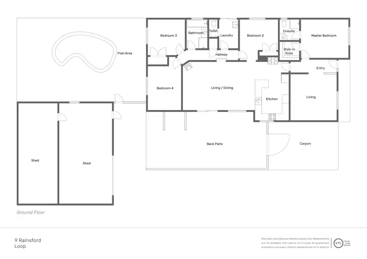 Floorplan of Homely house listing, 9 Rainsford Loop, Boulder WA 6432