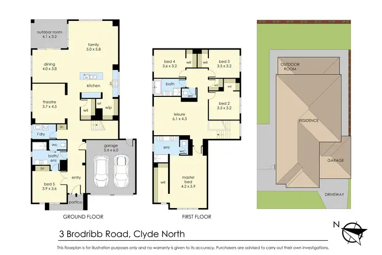 Floorplan of Homely house listing, 3 Brodribb Road, Clyde North VIC 3978