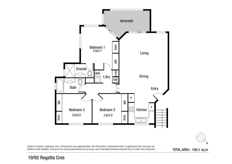 Floorplan of Homely unit listing, 19/92 Regatta Crescent, Douglas QLD 4814
