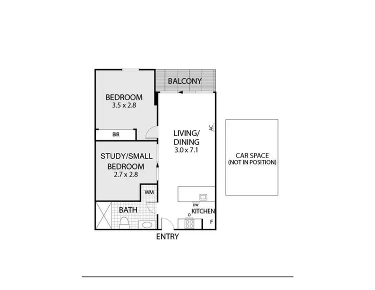 Floorplan of Homely apartment listing, 503/2A Clarence Street, Malvern East VIC 3145