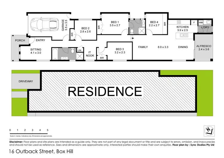 Floorplan of Homely house listing, 16 Outback Street, Box Hill NSW 2765