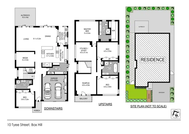 Floorplan of Homely house listing, 10 Tyee Street, (Gables), Box Hill NSW 2765