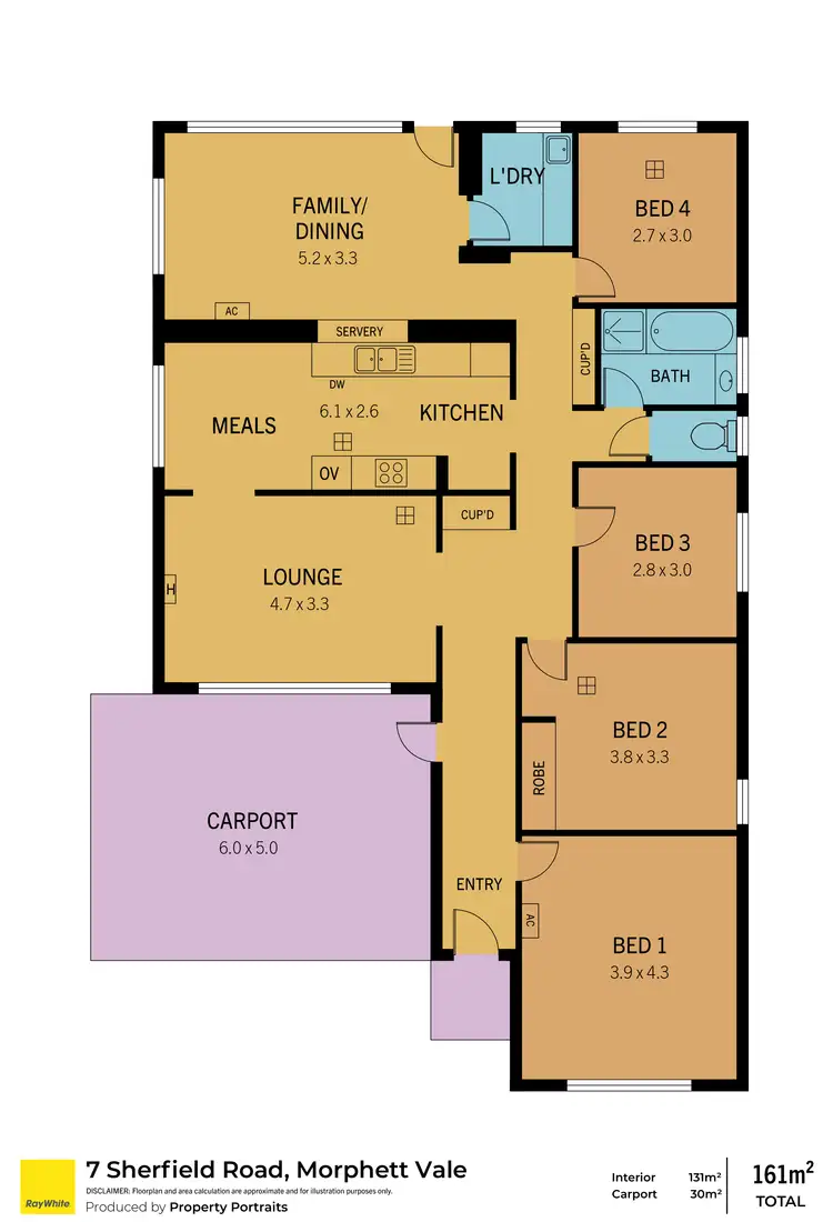 Floorplan of Homely house listing, 7 Sherfield Road, Morphett Vale SA 5162