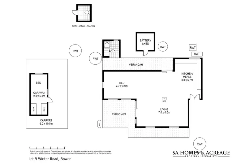 Floorplan of Homely rural property listing, Lot 9 Winter Road, Bower SA 5374