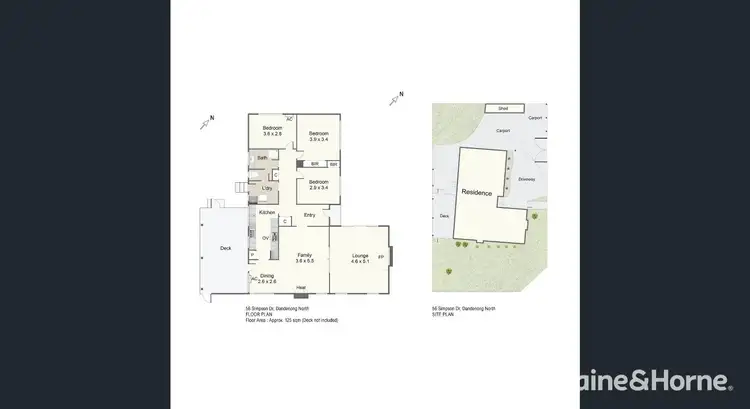 Floorplan of Homely house listing, 56 Simpson Drive, Dandenong North VIC 3175