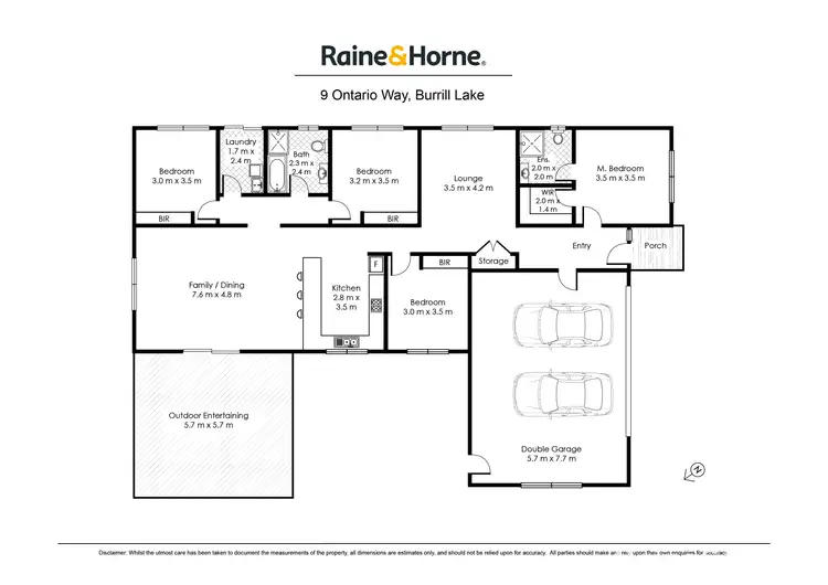 Floorplan of Homely house listing, 9 Ontario Way, Burrill Lake NSW 2539