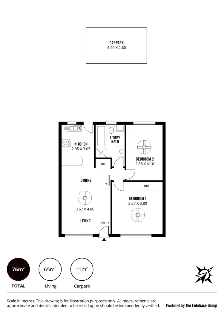 Floorplan of Homely unit listing, 15/2 Emerson Road, Black Forest SA 5035