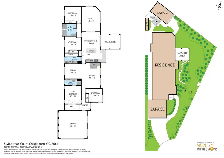 Floorplan of Homely house listing, 5 Medstead Court, Craigieburn VIC 3064