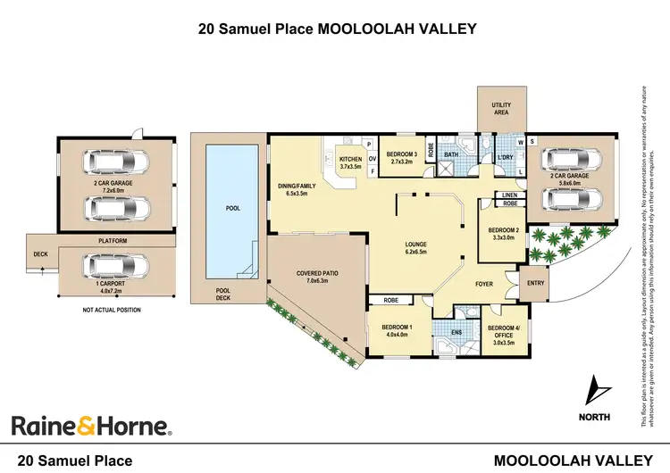 Floorplan of Homely house listing, 20 Samuel Place, Mooloolah Valley QLD 4553