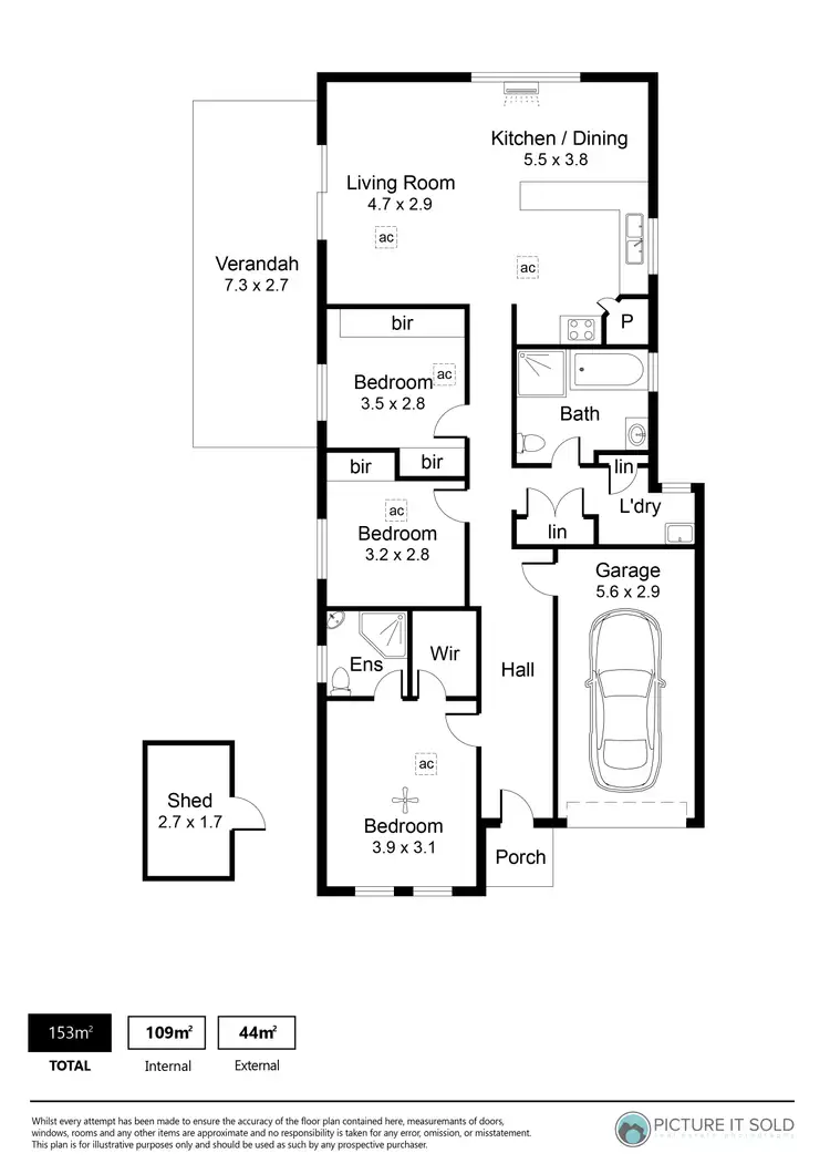 Floorplan of Homely house listing, 17 Glamis Avenue, Seacombe Gardens SA 5047