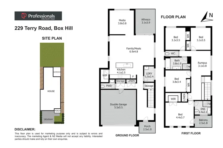 Floorplan of Homely house listing, 229 Terry Road, Box Hill NSW 2765
