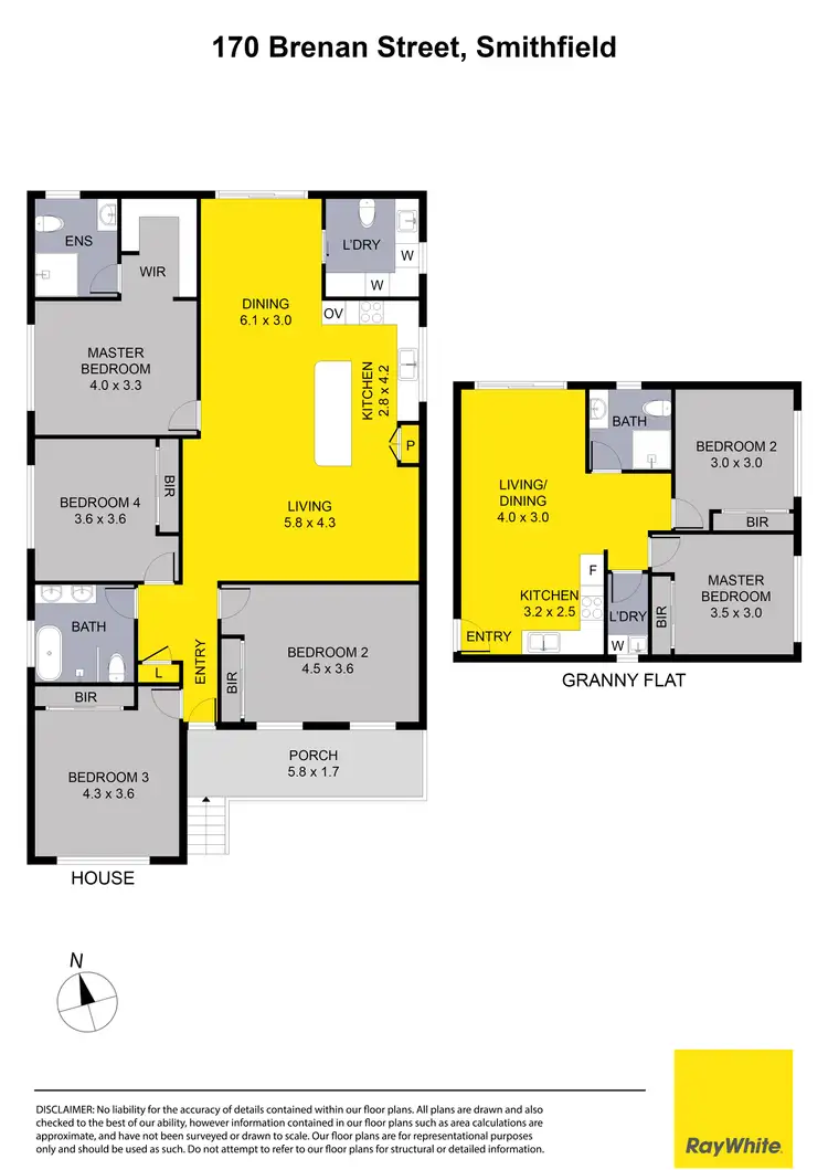 Floorplan of Homely house listing, 170 AND 170A Brenan Street, Smithfield NSW 2164