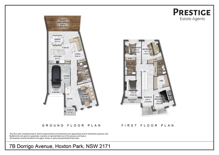 Floorplan of Homely house listing, 7B Dorrigo Avenue, Hoxton Park NSW 2171