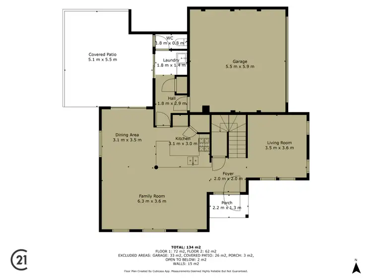Floorplan of Homely house listing, 38A Davey Street, Mandurah WA 6210