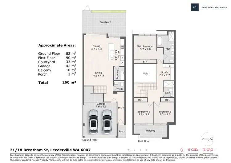 Floorplan of Homely house listing, 21/18 Brentham Street, Leederville WA 6007