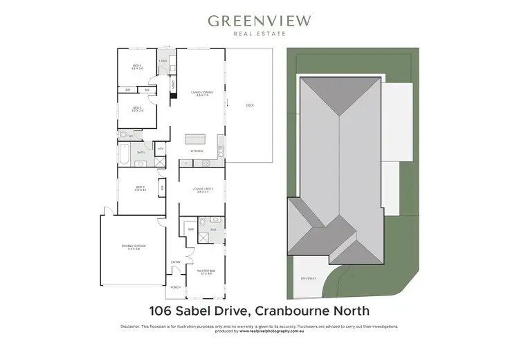 Floorplan of Homely house listing, 106 Sabel Drive, Cranbourne North VIC 3977