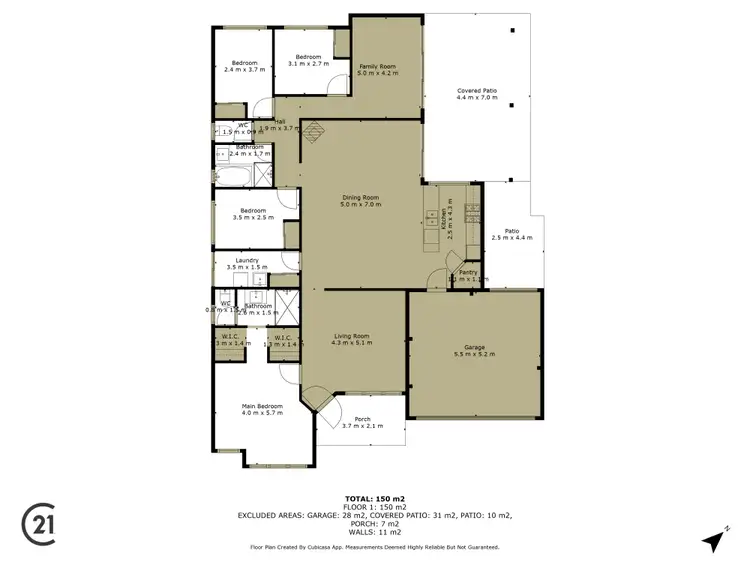 Floorplan of Homely house listing, 29 Dragonfly Boulevard, Lakelands WA 6180