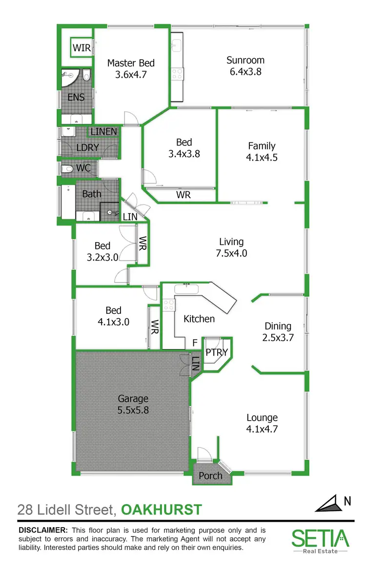 Floorplan of Homely house listing, 28 Lidell Street, Oakhurst NSW 2761