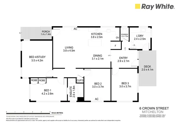 Floorplan of Homely house listing, 6 Crown Street, Mitchelton QLD 4053
