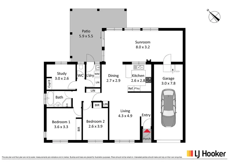 Floorplan of Homely house listing, 11 Freda Gibson Circuit, Theodore ACT 2905