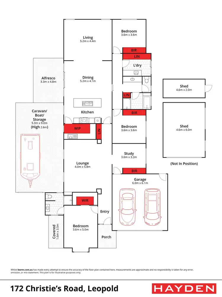 Floorplan of Homely house listing, 172 Christies Road, Leopold VIC 3224