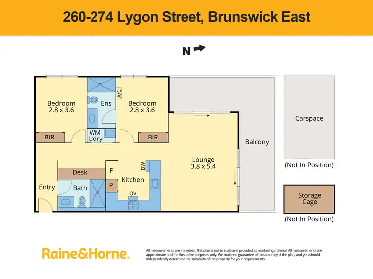Floorplan of Homely apartment listing, 210/260-274 Lygon Street, Brunswick East VIC 3057