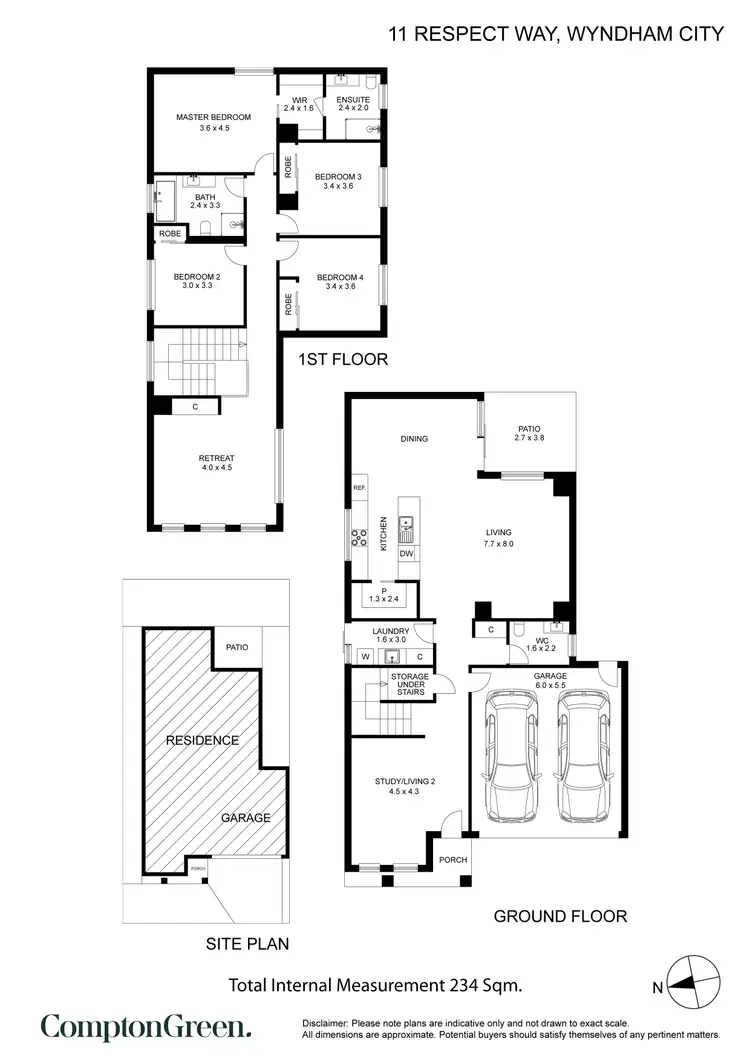 Floorplan of Homely house listing, 11 Respect Way, Tarneit VIC 3029