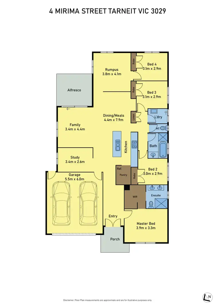 Floorplan of Homely house listing, 4 Mirima Street, Tarneit VIC 3029