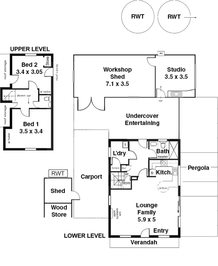 Floorplan of Homely house listing, 20 Davies Street, Macclesfield SA 5153