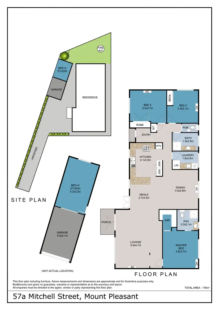 Floorplan of Homely house listing, 57A Mitchell Street, Mount Pleasant WA 6153