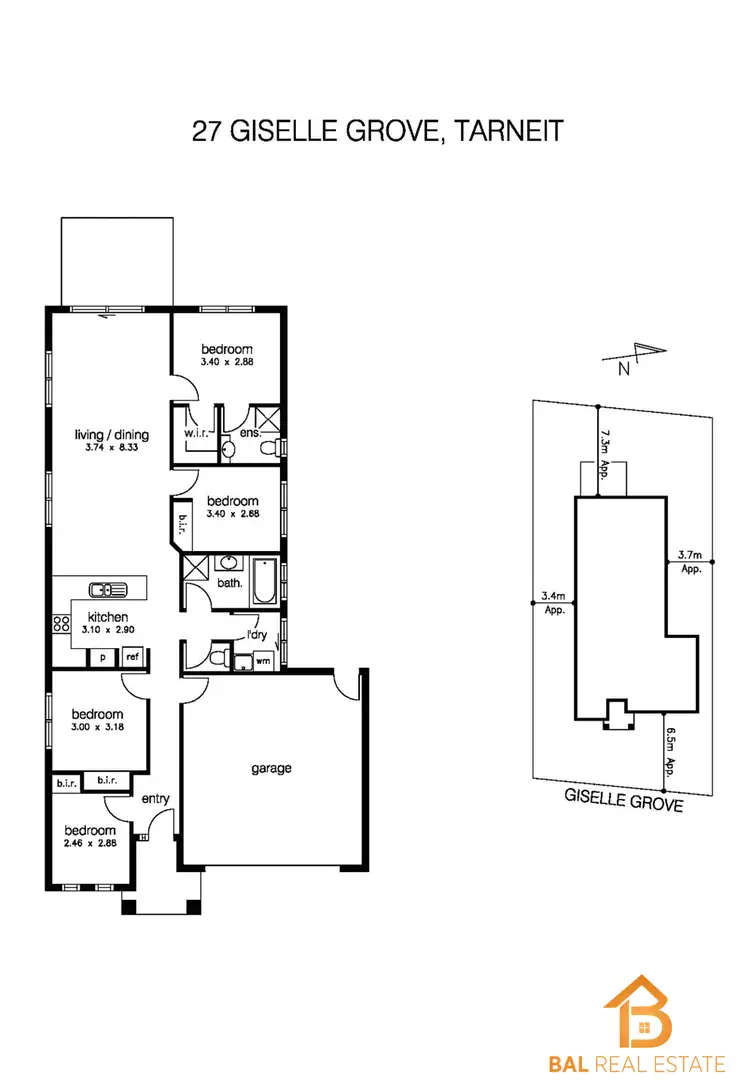 Floorplan of Homely house listing, 27 Giselle Grove, Tarneit VIC 3029