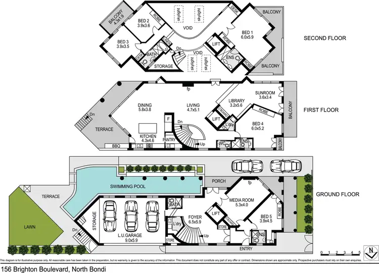 Floorplan of Homely house listing, 156 Brighton Boulevard, North Bondi NSW 2026